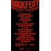 98.9 The Rock 2017 RockFest Short-sleeved T (Black)